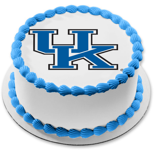 Imagen de decoración comestible para tarta con el logotipo de los Wildcats de la Universidad de Kentucky ABPID06367 