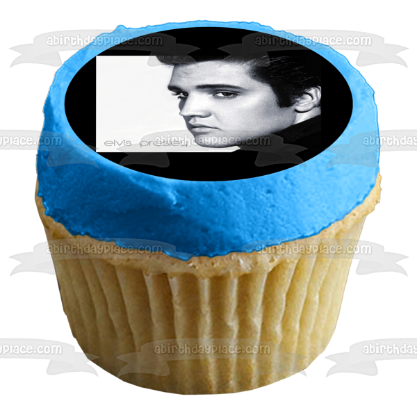 Elvis Presley el Rey Vive en Brasil Portada Imagen comestible para decoración de tarta ABPID06373 