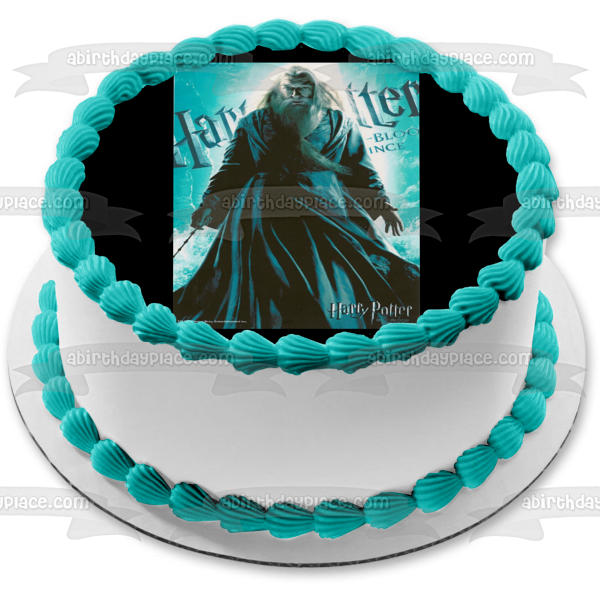 Adorno comestible para tarta de Harry Potter y el príncipe mestizo Dumbledore, imagen ABPID06214 