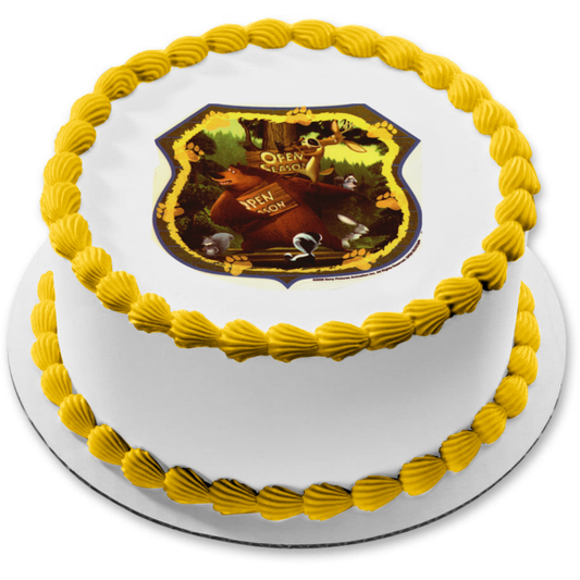 Open Season Boog Elliot Maria McSquizzy and Buddy Edible Cake Topper Image ABPID06395