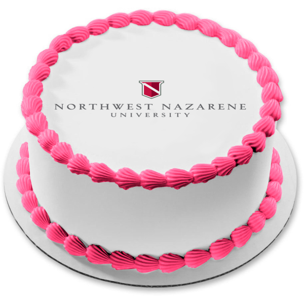 Imagen comestible para tarta con logotipo de la Universidad Nazarena del Noroeste, Christian College, ABPID06402 