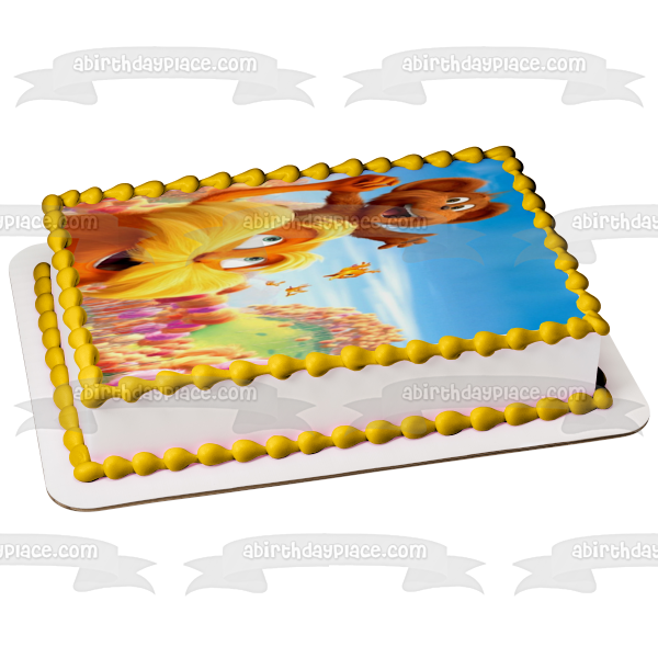 Dr. Seuss el Lorax Bar-Ba-Loot y Humming Fish Imagen comestible para decoración de tarta ABPID06226 