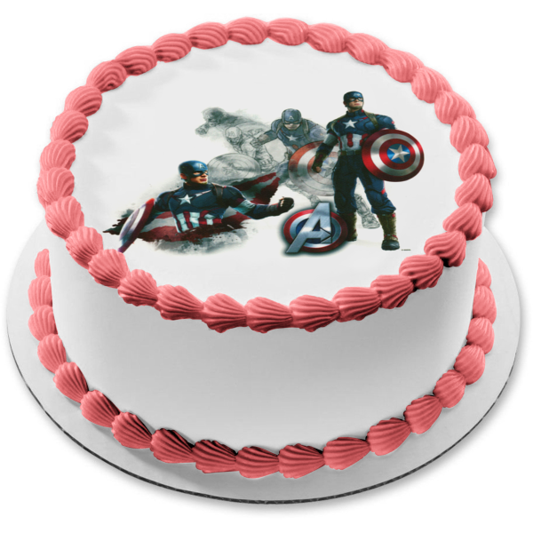 Chibi captain america design fresh cream cake #paulineshomemademalacca | Captain  america cake, Avenger cake, Cartoon cake