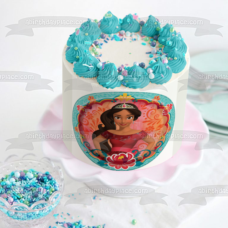 Adorno comestible para tarta de la Princesa Elena de Avalor, imagen ABPID06276 