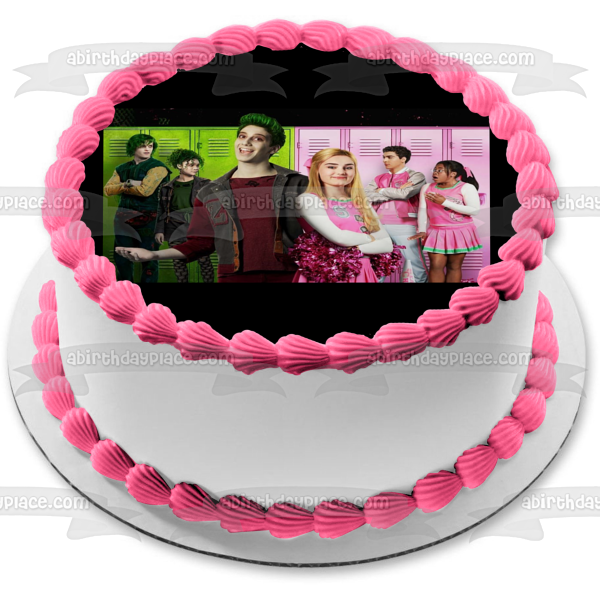 Zombies Zed Addison Bucky Eliza Bree and Zoe Edible Cake Topper Image ABPID06278