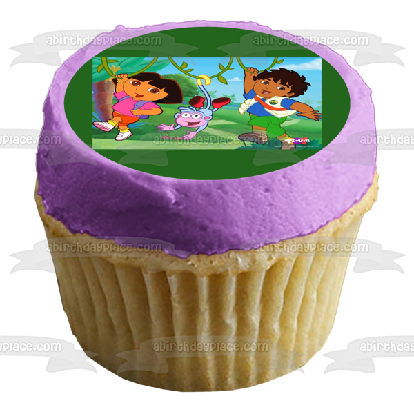 Dora la Exploradora Go Diego Go Botas Imagen comestible para decoración de tarta ABPID06291 