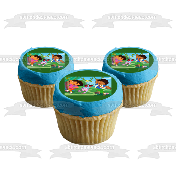 Dora la Exploradora Go Diego Go Botas Imagen comestible para decoración de tarta ABPID06291 