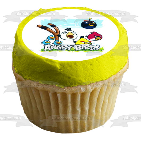 Angry Birds Terence Chuck Matilda Bomb and the Blues Edible Cake Topper Image ABPID06582