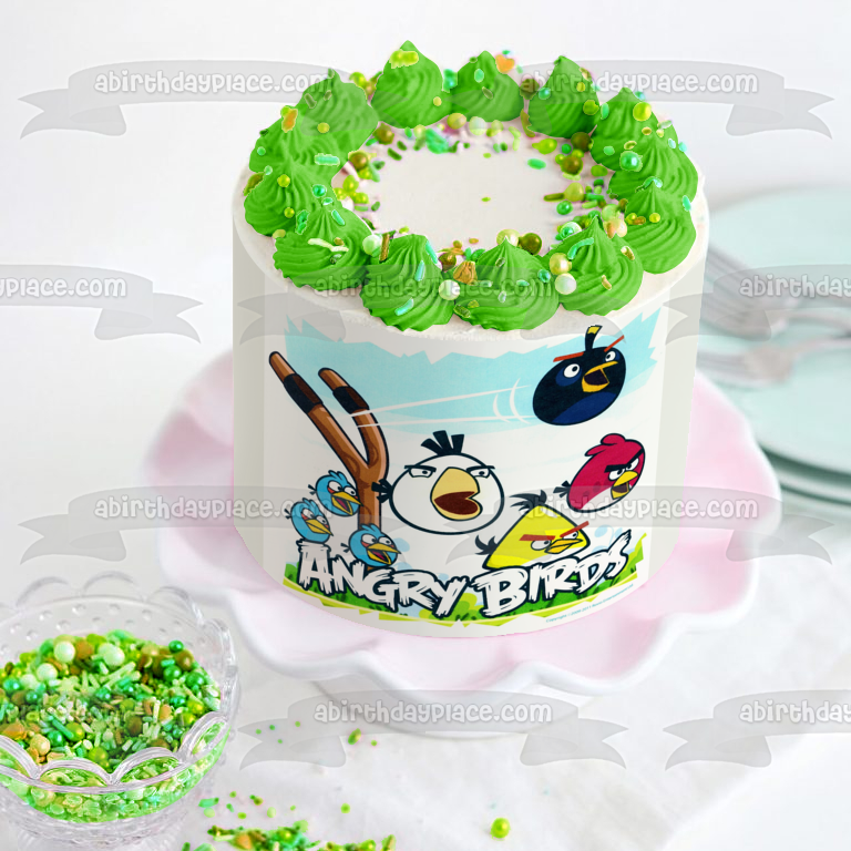 Angry Birds Terence Chuck Matilda Bomb and the Blues Edible Cake Topper Image ABPID06582