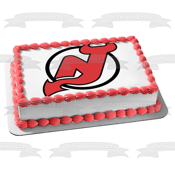 New Jersey Devils Hockey Puck Cake, A Little Imagination Cakes