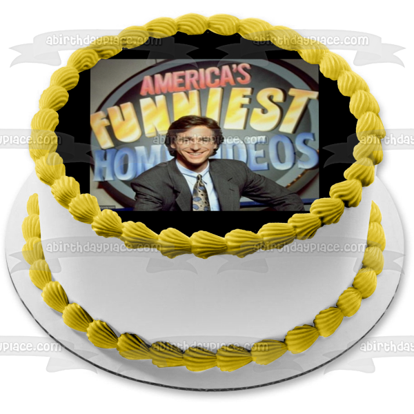 Bob Saget America's Funniest Home Videos Edible Cake Topper Image ABPID55337