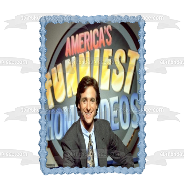 Bob Saget America's Funniest Home Videos Edible Cake Topper Image ABPID55337