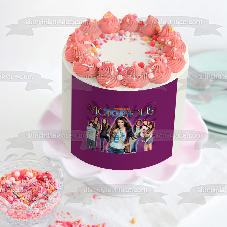 Victorious 4 Tori Vega Jade West Beck Oliver y Cat Valentine Imagen comestible para decoración de tarta ABPID07026 