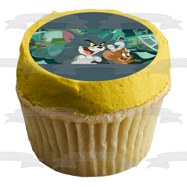 Tom y Jerry en Nueva York Imagen comestible para decoración de tarta ABPID55351 