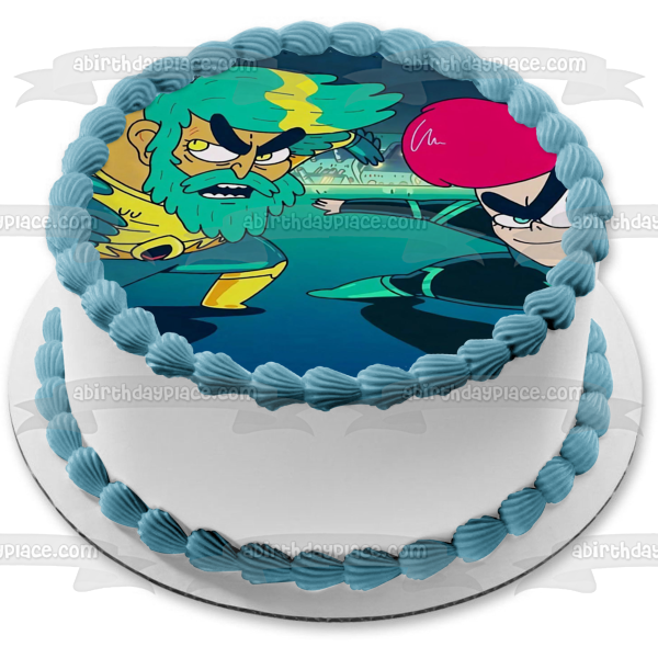 Zig & Sharko Marina the Mermaid Edible Cake Topper Image ABPID55323