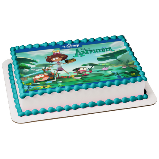 Amphibia Toadie Anne Sprig Edible Cake Topper Image ABPID55330