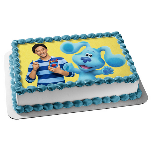 Blue's Clues & You Josh Edible Cake Topper Image ABPID55377