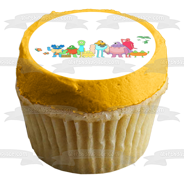 The Fungies Lil' Lemon Seth the Twins Cool James Beefy Edible Cake Topper Image ABPID55378