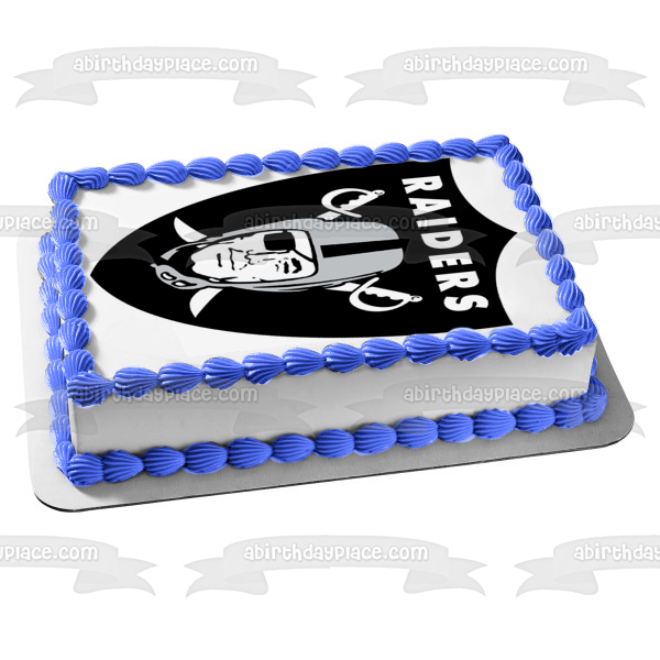 NFL Cake Toppers Las Vegas Raiders Cake Topper Edible Image