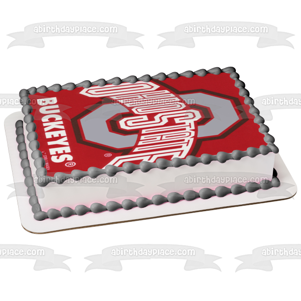 Imagen comestible para tarta con logotipo de Ohio State Buckeyes de la NCAA ABPID07312 