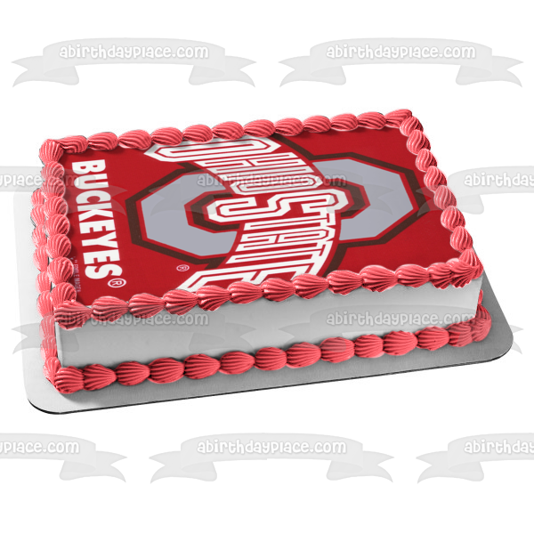 Imagen comestible para tarta con logotipo de Ohio State Buckeyes de la NCAA ABPID07312 