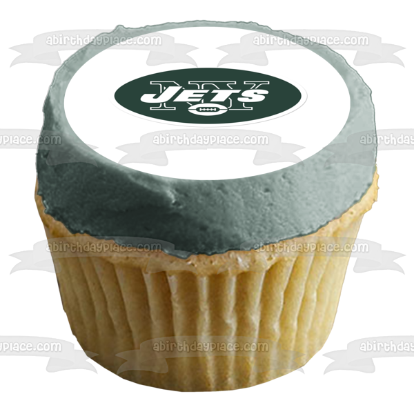 New York Jets Edible Image Cake Topper Personalized Birthday Sheet  Decoration Custom Party Frosting Transfer Fondant