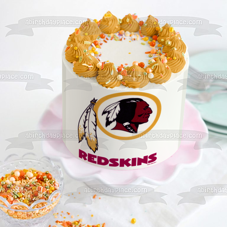 Washington Redskins Logo Birthday Cake, tc27jkw