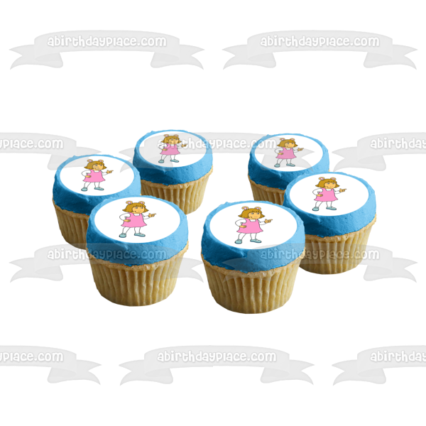 Arthur Dw and a White Background Edible Cake Topper Image ABPID07409