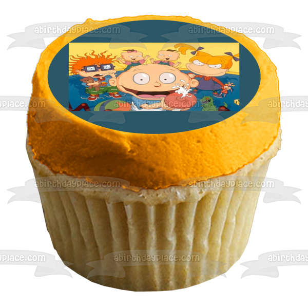 The Rugrats Chuckie Angelica Tommy Phil and Lil Edible Cake Topper Image ABPID07423