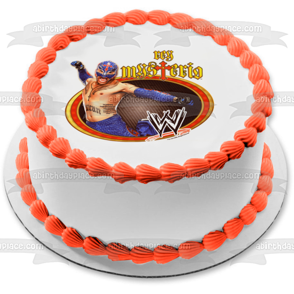 WWE World Wrestling Entertainment Rey Mysterio Edible Cake Topper Image ABPID07487