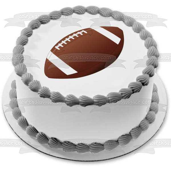 Deportes un balón de fútbol comestible decoración para tarta imagen ABPID07511 