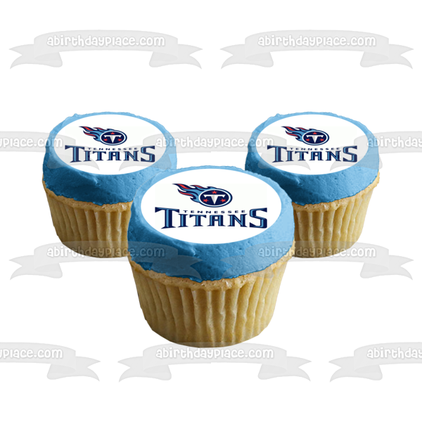 The Tennessee Titans Logo NFL National Football League Edible Cake Topper Image ABPID07665