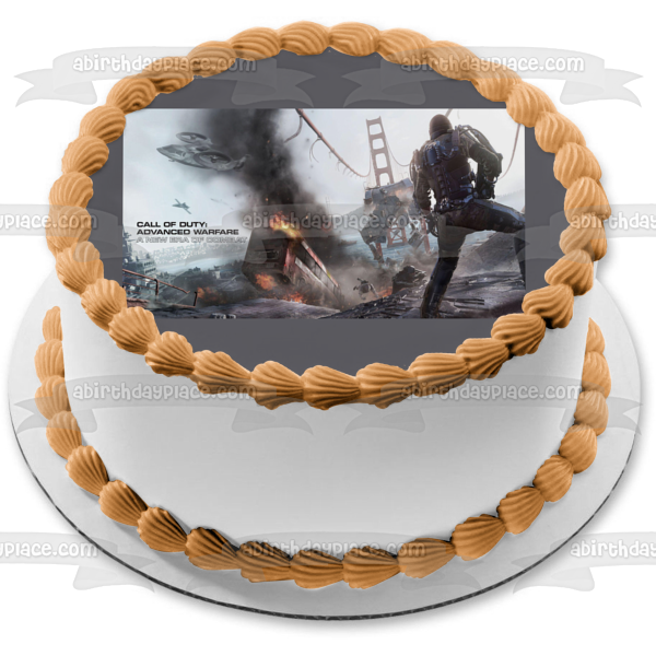 Call of Duty Advanced Warfare una nueva era de combate Jack Mitchell imagen comestible para decoración de tarta ABPID07672 