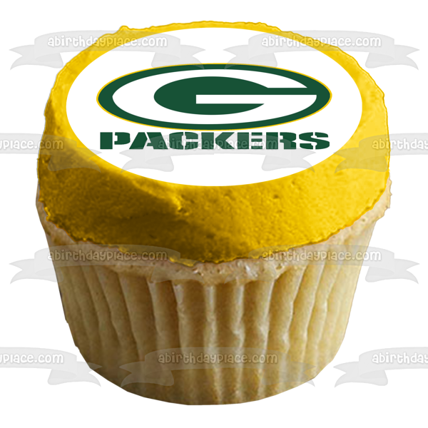 Imagen de decoración comestible para tarta con el logotipo de los Green Bay Packers de la NFL ABPID07707 