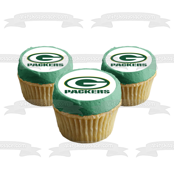 Imagen de decoración comestible para tarta con el logotipo de los Green Bay Packers de la NFL ABPID07707 