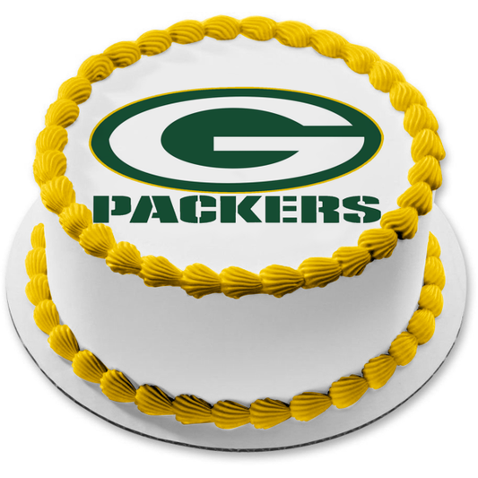 Imagen de decoración comestible para tarta con el logotipo de los Green Bay Packers de la NFL ABPID07707 