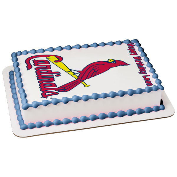 Imagen comestible para tarta con logotipo de los St. Louis Cardinals de la MLB Major League Baseball ABPID07547 