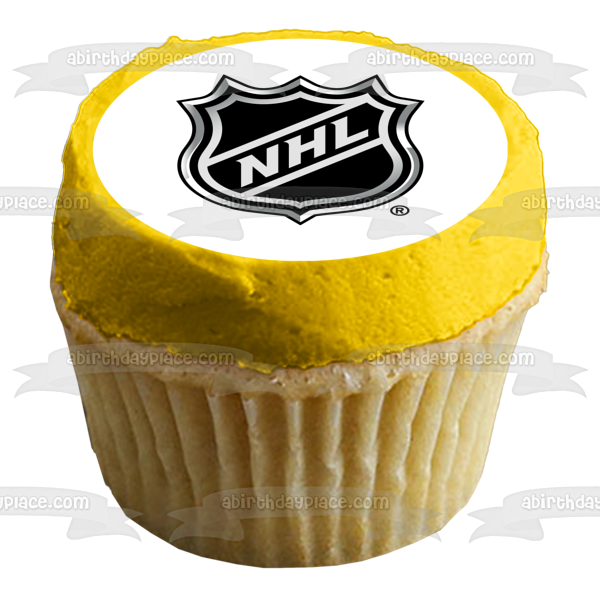 Imagen comestible para tarta con logotipo de la Liga Nacional de Hockey NHL ABPID07948 