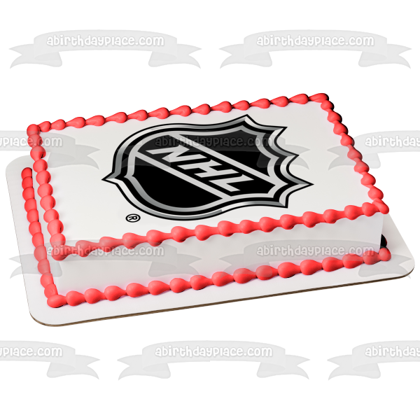 Imagen comestible para tarta con logotipo de la Liga Nacional de Hockey NHL ABPID07948 