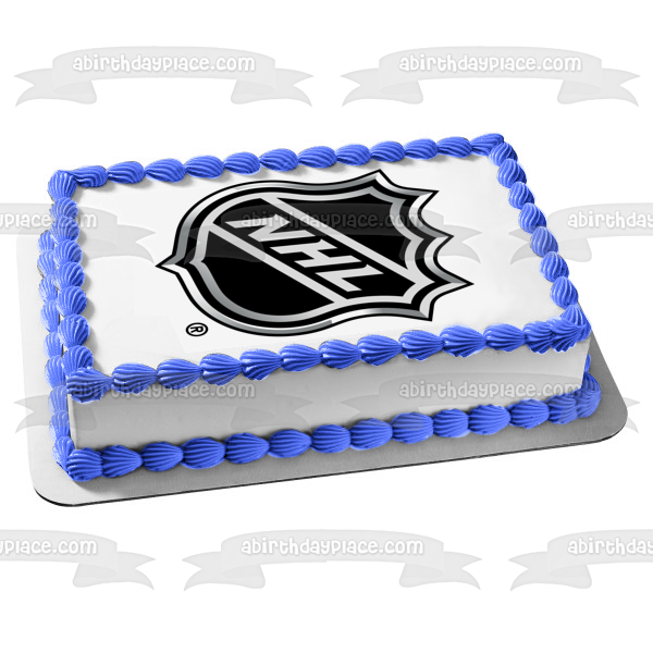 Imagen comestible para tarta con logotipo de la Liga Nacional de Hockey NHL ABPID07948 