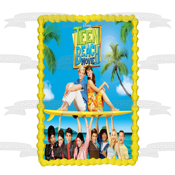 Teen Beach Movie Butchy Giggles Tanner Seacat - Adorno comestible para tarta, imagen ABPID07853 