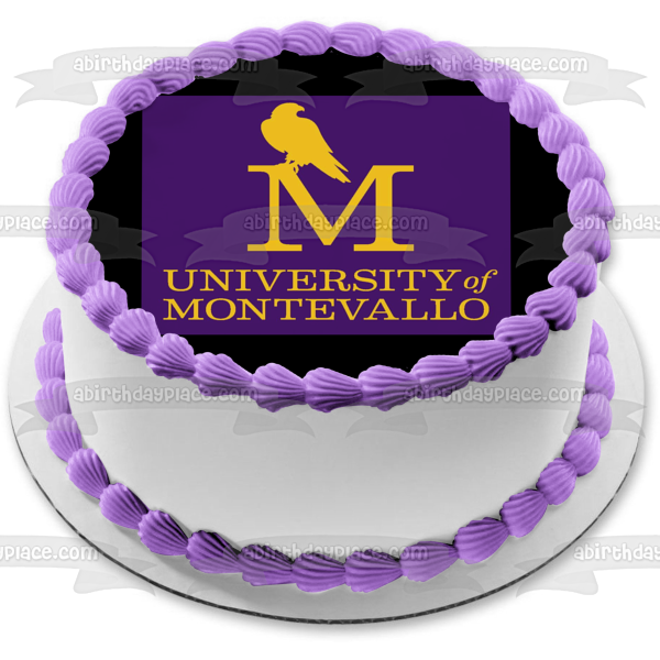 University of Montevallo Logo Alabama Edible Cake Topper Image ABPID08011