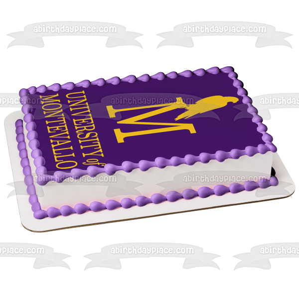 University of Montevallo Logo Alabama Edible Cake Topper Image ABPID08011