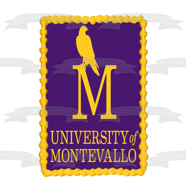 University of Montevallo Logo Alabama Edible Cake Topper Image ABPID08011