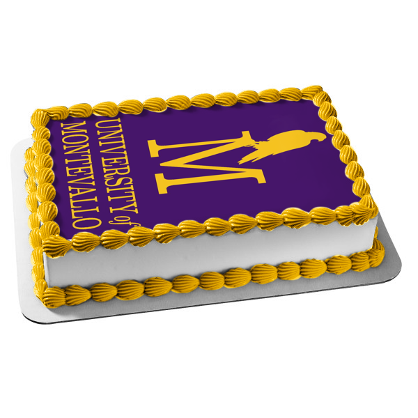 University of Montevallo Logo Alabama Edible Cake Topper Image ABPID08011