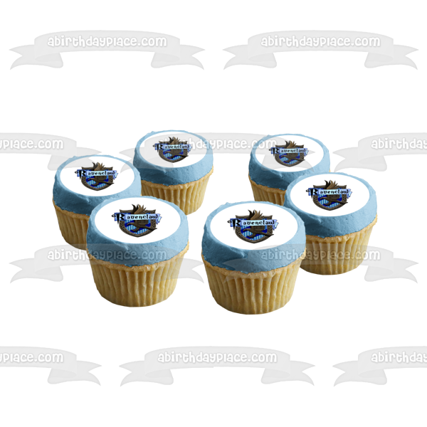 Imagen comestible para decoración de tarta con escudo de Ravenclaw de Harry Potter ABPID08134 