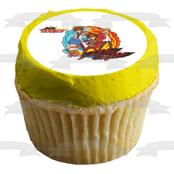 Imagen comestible para decoración de tarta Beyblade Shogun Steel Let It Rip ABPID08145 