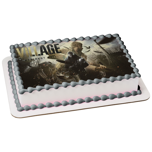 Village Resident Evil Ethan Winters Edible Cake Topper Image ABPID55417