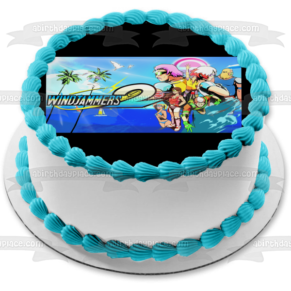 Windjammers 2 H. Max K. Wessel S. Delys L. Biaggi Edible Cake Topper Image ABPID55468