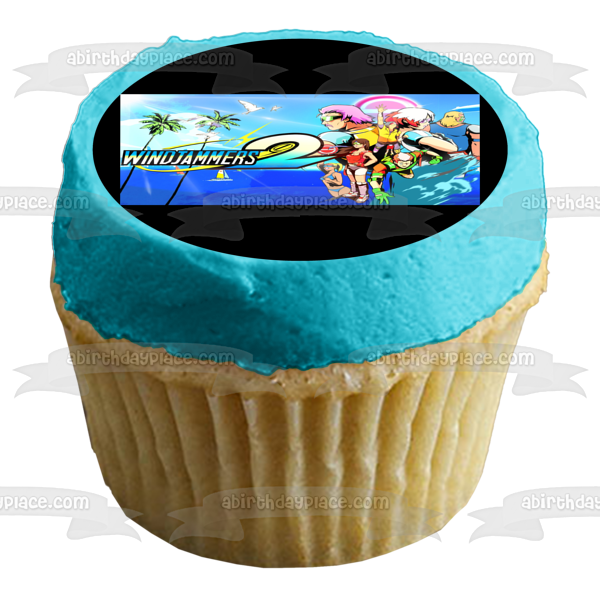 Windjammers 2 H. Max K. Wessel S. Delys L. Biaggi Edible Cake Topper Image ABPID55468